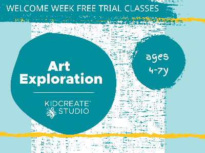 WELCOME WEEK- Art Exploration Weekly Class (4-7y) WELCOME WEEK- Art Exploration Weekly Class (4-7y)